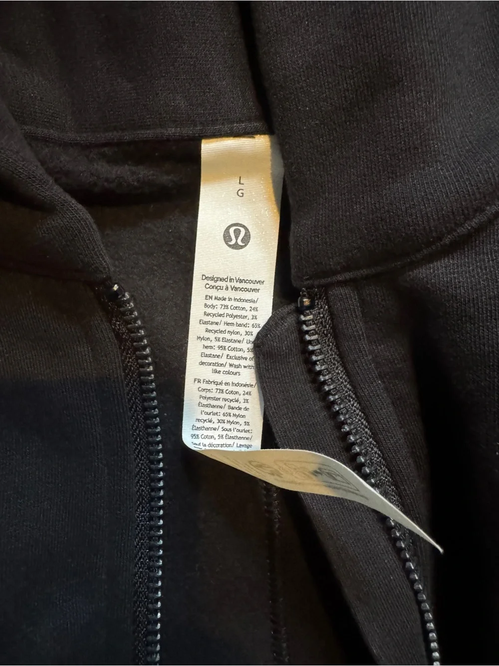 lululemon athletica Black Full-Zip Hoodie - Picture 6 of 8
